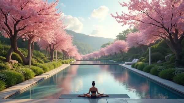 Comment choisir une retraite yoga aux lauriers du printemps